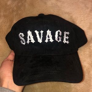Black Velvet “Savage” hat. Never worn